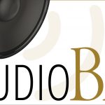 AudioBA logo with speaker icon highlighting premium sound quality.