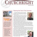 Churchright magazine cover, April-May 2025 edition, featuring passing the GC presidency to Elder Greg Lincoln.